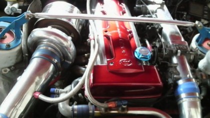 Daigo`s 2009 D1 Japan Supra engine